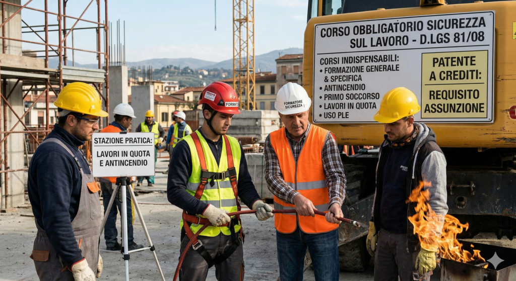 Sicurezza sul lavoro: obblighi formativi e corsi indispensabili